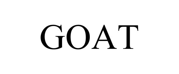 Trademark Logo GOAT