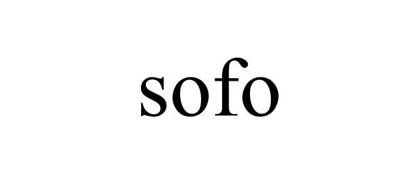 Trademark Logo SOFO