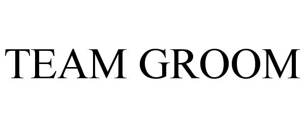 Trademark Logo TEAM GROOM