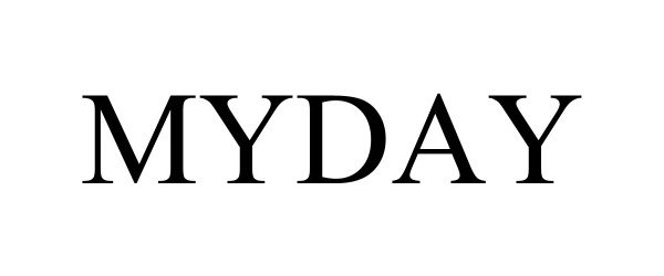 Trademark Logo MYDAY