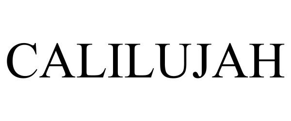 Trademark Logo CALILUJAH