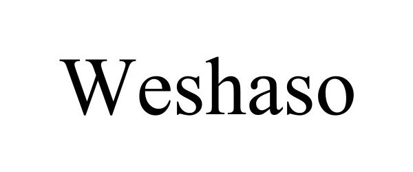 Trademark Logo WESHASO