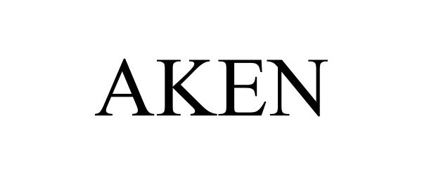 Trademark Logo AKEN
