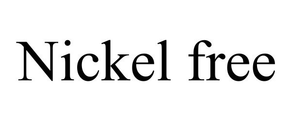 Trademark Logo NICKEL FREE
