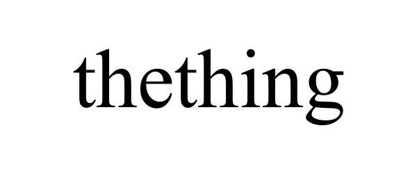 Trademark Logo THETHING