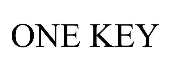Trademark Logo ONE KEY