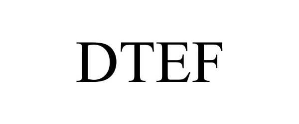 Trademark Logo DTEF