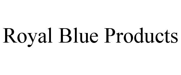  ROYAL BLUE PRODUCTS