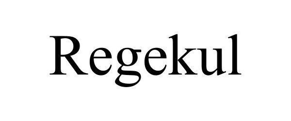  REGEKUL