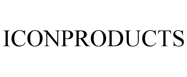 Trademark Logo ICONPRODUCTS