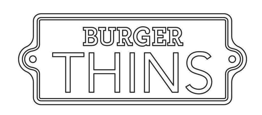 Trademark Logo BURGER THINS