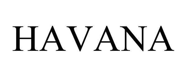 Trademark Logo HAVANA