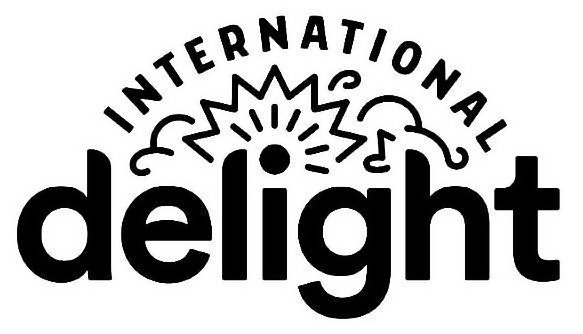 Trademark Logo THE MARK CONSISTS OF THE WORDS INTERNATIONAL DELIGHT WITH AN ORNAMENTAL STAR-SHAPED SUNSHINE DESIGN BETWEEN THE WORDS.