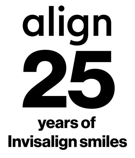 Trademark Logo ALIGN 25 YEARS OF INVISALIGN SMILES
