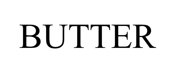 Trademark Logo BUTTER