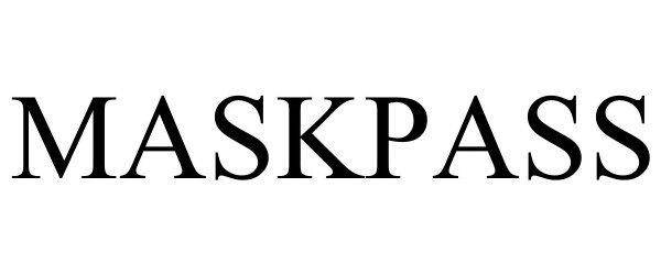 Trademark Logo MASKPASS