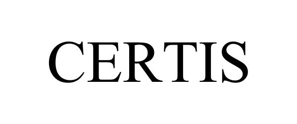 Trademark Logo CERTIS