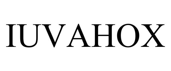 Trademark Logo IUVAHOX
