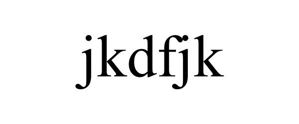 Trademark Logo JKDFJK