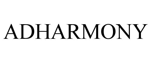 Trademark Logo ADHARMONY