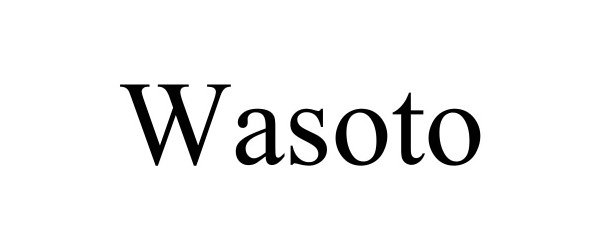 Trademark Logo WASOTO
