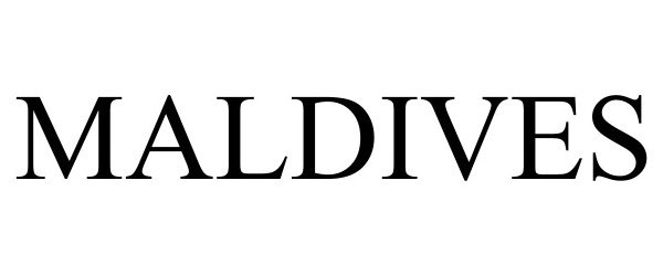 Trademark Logo MALDIVES