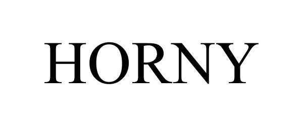 Trademark Logo HORNY