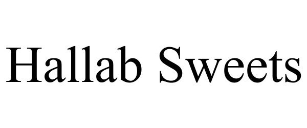 Trademark Logo HALLAB SWEETS