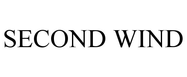 Trademark Logo SECOND WIND