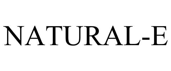 Trademark Logo NATURAL-E