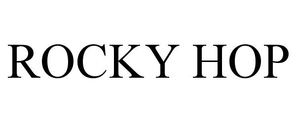 Trademark Logo ROCKY HOP