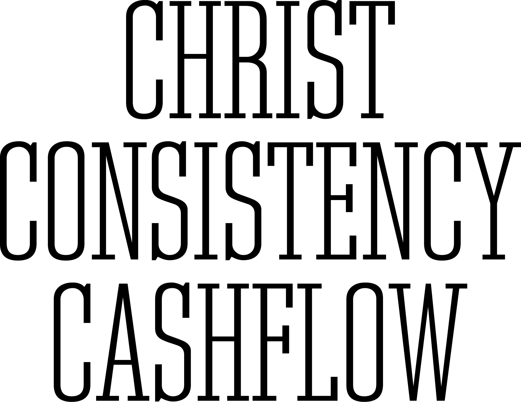  CHRIST CONSISTENCY CASHFLOW