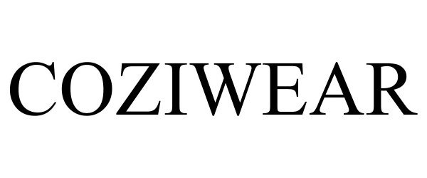 Trademark Logo COZIWEAR