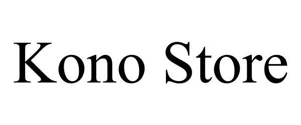 Trademark Logo KONO STORE