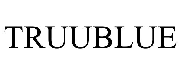 Trademark Logo TRUUBLUE