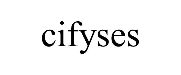 Trademark Logo CIFYSES