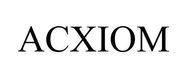 Trademark Logo ACXIOM
