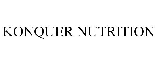  KONQUER NUTRITION