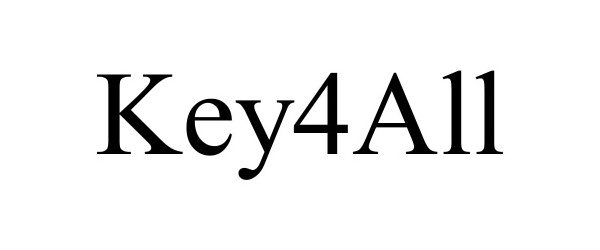 Trademark Logo KEY4ALL