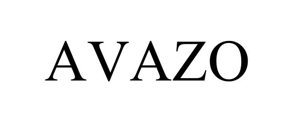 Trademark Logo AVAZO