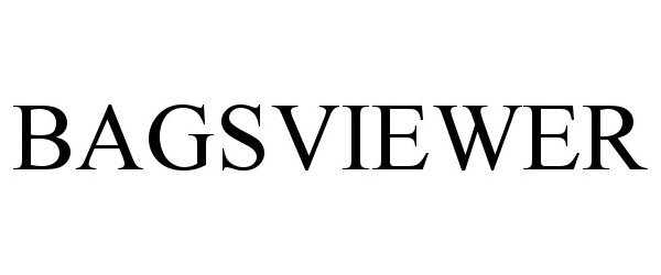 Trademark Logo BAGSVIEWER