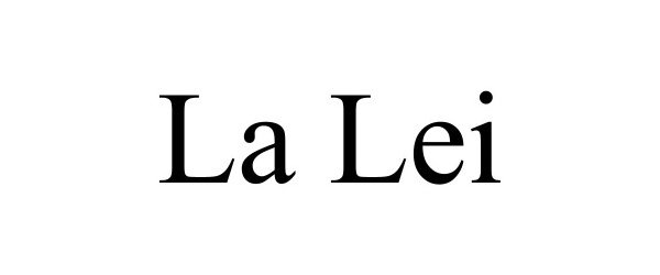 Trademark Logo LA LEI
