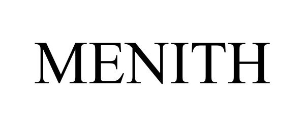 Trademark Logo MENITH