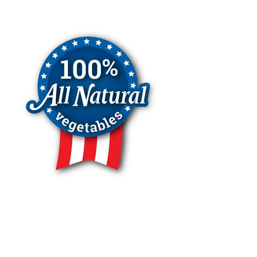 Trademark Logo 100% ALL NATURAL VEGETABLES