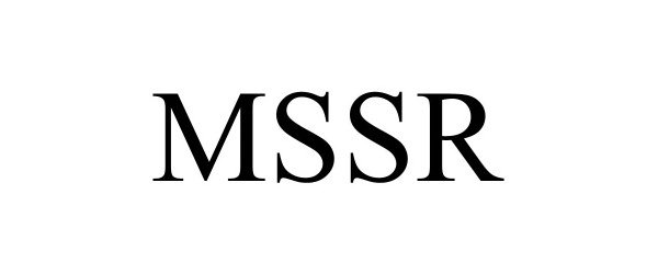 Trademark Logo MSSR