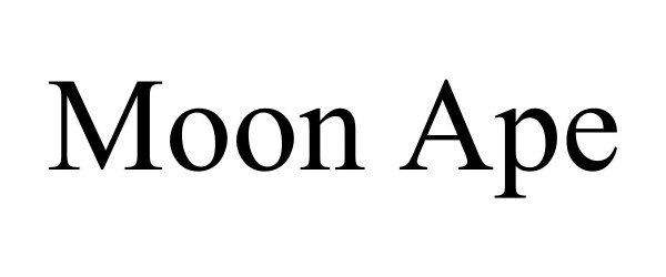 Trademark Logo MOON APE