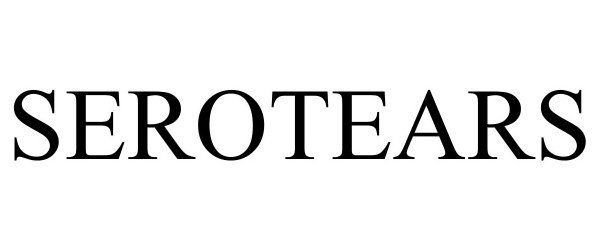 Trademark Logo SEROTEARS