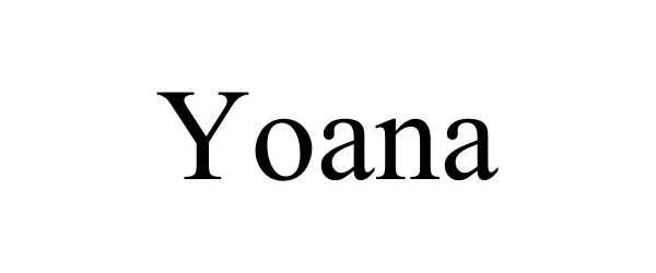 Trademark Logo YOANA