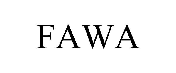 Trademark Logo FAWA