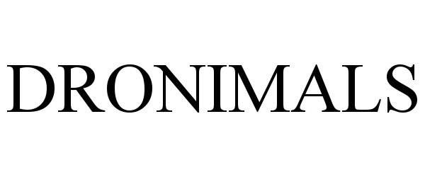 Trademark Logo DRONIMALS